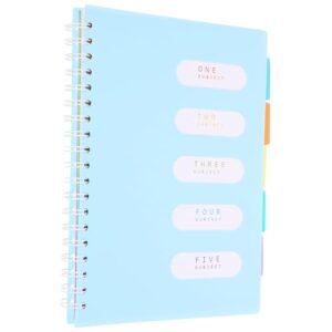 Kisangel Office Writing Notebook Spiral Bound with 120 Pages Smooth Writing Experience and Not Easy to Deform and Listing Ideas Simple and Fashionable Design