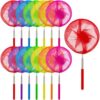 KISEER 14 Pieces Colorful Telescopic Fishing Butterfly Net Catching Insects Bugs Nets Beach Toys for Kids Outdoor Playing
