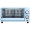 Kitchen Elite 4-Slice Countertop Toaster Oven, Stainless Steel Tray, Blue