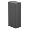 Kitchen Move SILVERLAKE 90L / 24 Gallon Automatic Butterfly Trash Can, Extra Large Matte Black Stainless Steel Touchless Bin, Motion Sensor Kitchen Garbage Can