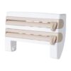 Kitchen Wrap Dispenser, Food Roll Cutter, Drawer Film Organizer