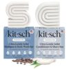 Kitsch 2-in-1 Ultra Sensitive Shampoo Bar & Body Wash + Conditioner Bar & Shaving Soap – Fragrance-Free Bar Soap for Sensitive Skin & Scalp - For Healthy, Radiant Hair and Skin - 2pcs