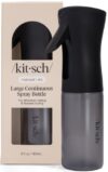 Kitsch Continuous Spray Bottle for Hair – Black, 180ml