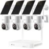 Kittyhok Solar Wireless Security Camera System, 2K PTZ ColorPura Camera