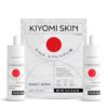 Kiyomi Skin Face Serum Set with Hydrating Sheet Mask - Niacinamide & Moisturizing Serums with 5-ALA, Hyaluronic Acid - Moisturizer Facial Skincare Kit for All Skin Types - Made in Germany