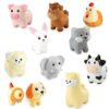 kizh Montessori Farm Animals Toy for Toddlers Preschool Learning Activities Animal Figurines Learning Fine Motor Matching Games for Girls Boys
