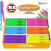 KIZZYEA 168 Pack Highlighters in 6 Assorted Colors, Chisel Tip Dry-Quickly Highlighters Bulk, No Bleed Highlighter Markers for Adult Kids, Office Classroom Must Have, School Supplies for Teachers