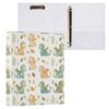 KJIZMO Cute Dragons 3-Ring Binder Hardcover Binder Organizer with Clear View Pocket-1Pack