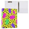 KJIZMO Monster Leaves 3-Ring Binder Hardcover Binder Organizer with Clear View Pocket-1 Pack