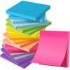 KLASIT(18 Pads) Sticky Notes 3x3,9 Bright Colors Self-Stick Note Pads