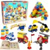 Klobroz Building Blocks for Toddlers 2-5, 171 Pieces Blocks Car Set for Kids Classic Large Building Bricks Compatible with All Major Brands Educational Toys for All Ages