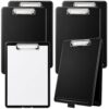 KLYGOBSR Clipboards with Storage, 6 Pcs Plastic Clip Boards,Letter A4 Size