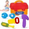 KMUYSL Baby Toys 0-6-12 Months, My First Tools Plush Toys