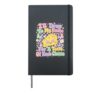 Knob Cheese Y2k Checkerboard Pastel Funny Hardcover Journal, Black