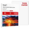Koala Glossy Thin Inkjet Paper 8.5x11 Inches 100 Sheets 30LB