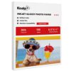 Koala Glossy Thin Inkjet Printer Paper 8.5x11 Inches 100 Sheets 36LB