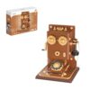 KOCO Retro Telephone Building Block Set, 1882 PCS Vintage Wall Phone Model Kit, STEM Construction Toy for Kids Ages 6+, Creative Desk Decor Collectible Gift