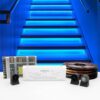 KOMIGAN Intelligent Motion Triggered LED Stair Lighting Kit KMG-3233, 40" Cuttable LED Strip Light for Indoor LED Stair Lights (Ice Blue Color, 20 Stairs)