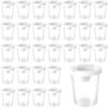 KongTiva 30 Pack No Spill Paint Cups with Lids for Kids, Reusable