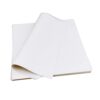 KONTONTY 500pcs Disposable White Oil Absorbing Greaseproof Paper Sheets for Baking and Cooking, Non-stick 8 Inch Square Parchment Paper for Pizza, Bread, French Fries and Snack Wrapping