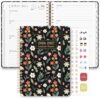 KONVINIT Academic Planner 2026-2027, 12 Months Daily Planner 2026 - July. 2026 to June. 2027, Black 2026-2027 Monthly Planner with Tabs for Student Teacher, A5 (6.1" x 8.5") Week Planner for Home, Office, School Supplies