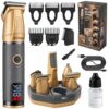 KOOBA 6-in-1 Magnetic Beard Trimmer for Men with Charging Base