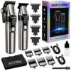 KOOBA Hair Clipper and Trimmer Set for Men, Cordless Haircut Kit