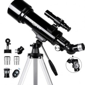 Koolpte 70mm 500mm Telescope for Kids & Beginners, AZ Mount Moon Viewing
