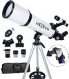 Koolpte 80mm 600mm Telescope for Adults & Beginners, AZ Mount Stargazing