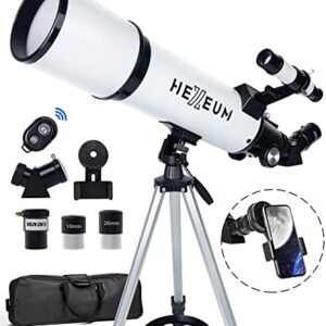 Koolpte 80mm 600mm Telescope for Adults & Beginners, AZ Mount Stargazing