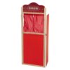 Koopman Wooden Doll Theatre Toy Stage Red with Curtain 90 cm