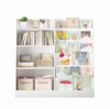 KORVYAL 34.6-Inch White Kids Bookshelf, 4-Tier Bookcase for Playroom