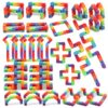 KOSIDEN 20pcs Wacky Track Fidget Toys Sensory -Party Favors,Goodie Bag,Bulk Fidget for Classroom ,School Students Gifts Prizes Birthday Christmas Fidgets Stocking Stuffers for Kids ,Teens Adults