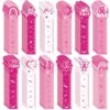 Kosiz 120 Pcs Breast Cancer Awareness Bookmarks Ruler Bulk Gifts Pink Ribbon Bookmarks Ruler Hope Butterfly Heart Inspirational Gifts Book Markers for Women Lovers Breast Cancer Supplies