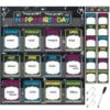 Kosiz Birthday Pocket Chart for Classroom Chalkboard Themed Happy Birthday Calendar 22.4 x 19 Inch Reusable Wall Pocket Chart with Dry Erase Markers and 3 Hooks for School Classroom Bulletin Board