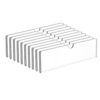 KOTEMON Acrylic Wall Name Plate Holder, Door Plate with Adhesive Tapes, Clear Sign Holder Frame, 2"x8", 10 Pack