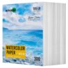 KOVIEDE 300 Sheets Watercolor Paper Bulk 9x12 Inch 102LB/230GSM