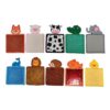 kowaku 10 Pieces Animal Sensory Mats Tiles Pads Tactile Toys Soft Polyester Plush Material for Comfort and Suitable for Classroom Learning Therapy