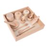 kowaku 14x Sensory Bin Tools with Wooden Box, Parent Child Interactive Sensory Toys, Sensory Table Tools for Over 3 Years Old