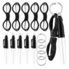 kowaku 2X 15 Pieces Nurse Pen Set Permanent Markers Nurse Pens Pack Rings Nursing Scissors Keychain Scissors