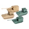 kowaku 4 Pieces Tank Vehicle Model Building Kits DIY Educational Puzzle Toys Take Apart Miniature Teaser Suitable for Birthday Present Office