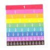 kowaku 51 Pieces Fraction Cubes Blocks Fraction Manipulatives Tiles Math Materials Paper Suitable for Kids Learning Homeschooling Classroom