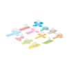 kowaku 8 Pieces Geometric Blocks Toy 3D Solid Shape Set Geometric Pattern Block Mathematics Learning Translucent Reusable Material Suitable for, 12 Pieces