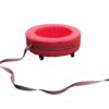 kowaku Children Training Scooter Pull Cart Wagon Sit-On Tug Car PU Leather PVC Wood Cushioned Seat Quiet Wheels Suitable for Sensory Training Group Activities Social Interaction Outdoor Fun, Red