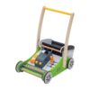 kowaku Push Cart Shopping Cart Pretend Play Push Pull Toy, Push Along Walking Toy for Party Favor Age 1-3 Gift