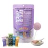 KURO & KAI Freeze Dried Cat Treats - Lollipops, 86% Real Chicken & Chicken Liver - Lickable Cat Snacks & Food Topper, Grain Free, Interactive Training Reward (5, Variety Pack (5 Flavors))