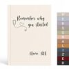 KV-Embes Personalized Nurse Journal, Custom RN Hardcover Notebook