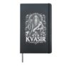 Kvasir Wisdom Becomes Mead Norse Mythology Rune Hardcover Journal, Black