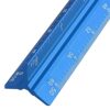 Kyuionty 12" Engineer Scale Ruler Architectural Ruler Imperial, Blue