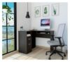 L-Shaped Desk,Laptop Desk for Bedroom,Two Drawers, One Shelf, CPU Storage
